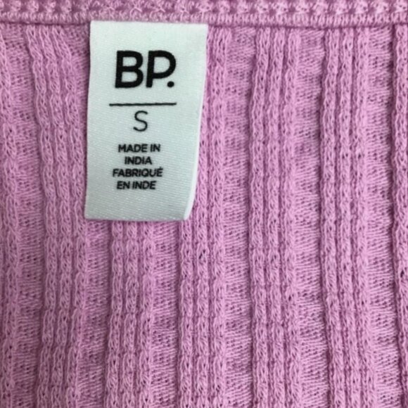 Bp Womens Tank Top Solid Purple Sleeveless Scoop Neck Snap Button Front S New - Picture 4 of 5